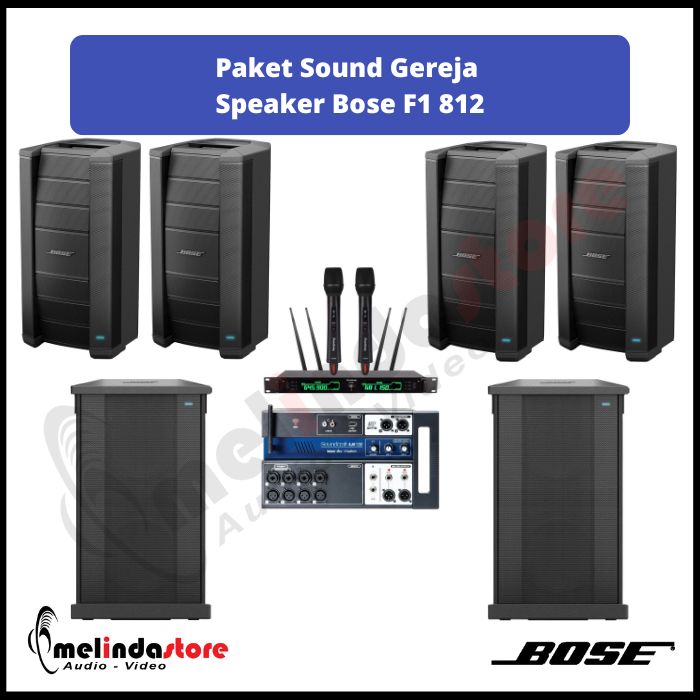 Paket Sound Gereja Speaker Bose F1 812 | 4 Speaker dan 2 Subwoofer Bose Paket Sound Gereja Speaker Bose F1 812 | 4 Speaker dan 2 Subwoofer Bose